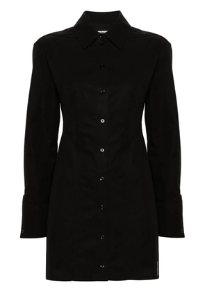 Alexander Wang boned shirt minidress - Black
