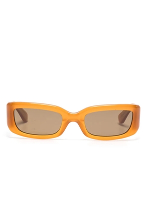 Second/Layer rectangle-frame sunglasses - Brown