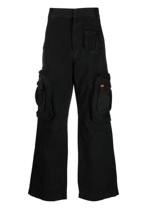 Heron Preston straight-leg multiple-pocket trousers - Black