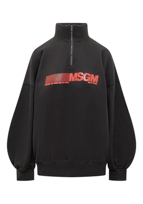MSGM balloon-sleeve sweatshirt - Black
