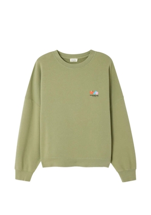 American Vintage long-sleeve crew-neck sweatshirt - Green