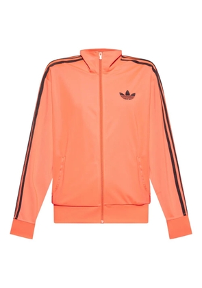 adidas Firebird three-stripe zip-up sweatshirt - Red