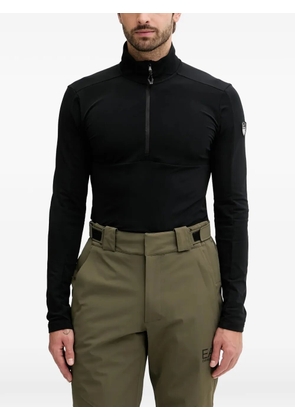 Ea7 Emporio Armani zip-up top - Black