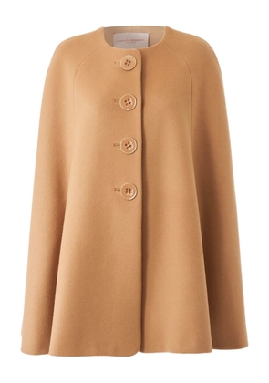 Carolina Herrera wool cape - Neutrals