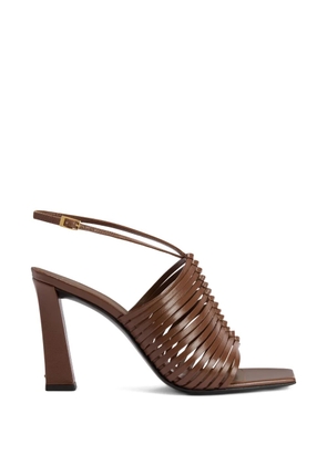 Giuseppe Zanotti Jane square-toe sandals - Brown