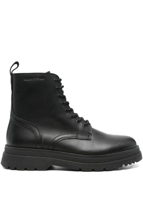 Marc O'Polo 45mm lace-up leather boots - Black