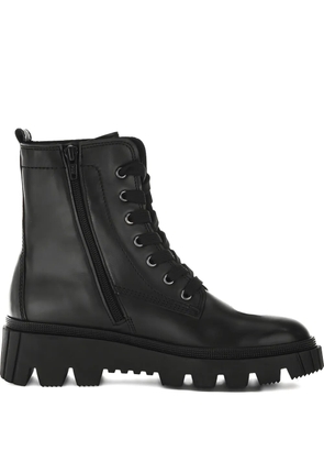GABOR lace-up combat boots - Black