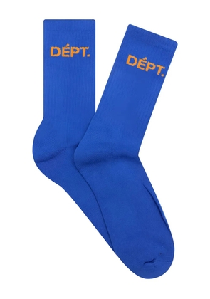 GALLERY DEPT. dept logo socks - Blue