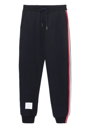 Thom Browne loopback stripe track pants - Blue