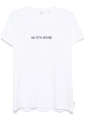 ASPESI slogan-print T-shirt - White