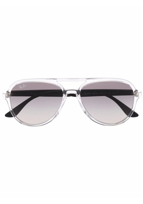 Ray-Ban transparent aviator sunglasses - Neutrals