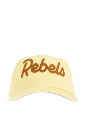 DSQUARED2 embroidered baseball cap - Yellow