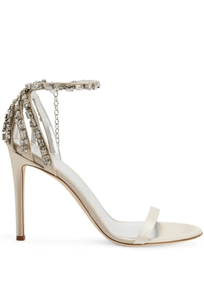 Giuseppe Zanotti 105mm Adele Crystal sandals - Pink