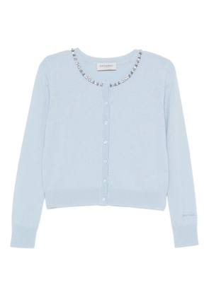 ERMANNO FIRENZE wool blend cardigan - Blue