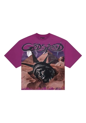 GODSPEED Mother Cairo print T-shirt - Purple