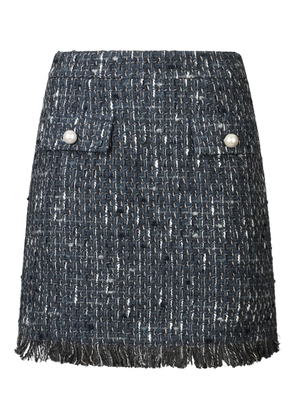 LIU JO bouclé miniskirt - Blue