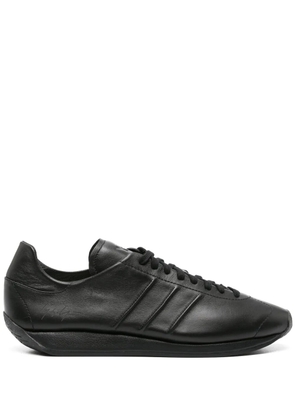 Y-3 x Adidas Country leather sneakers - Black