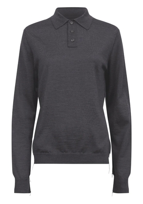 Maison Margiela wool polo jumper - Grey