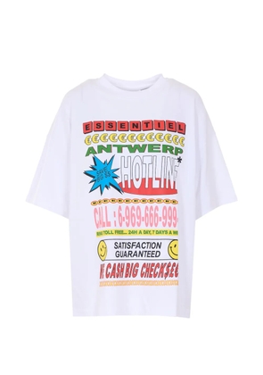 Essentiel Antwerp printed crew-neck T-shirt - White