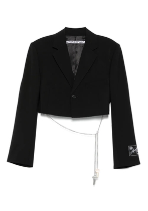 Alexander Wang cropped jacket - Black