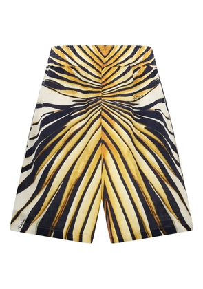 Roberto Cavalli Ray of Gold print shorts - Neutrals