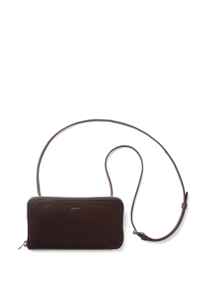 LEMAIRE Continental leather wallet - Brown