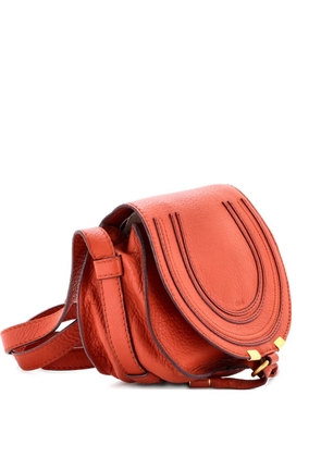 Chloé Pre-Owned Marcie Leather Mini crossbody bag - Orange