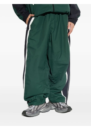 VETEMENTS stripe logo track pants - Green