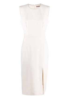 Peserico sleeveless pencil midi dress - Neutrals