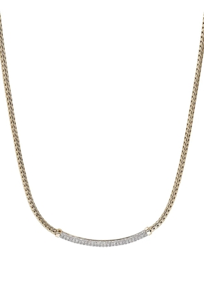 John Hardy 14kt yellow gold JH Essential diamond necklace