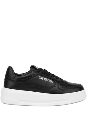 Love Moschino lace-up sneakers - Black
