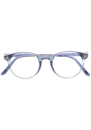 TOM FORD Eyewear FT5695B round-frame glasses - Blue
