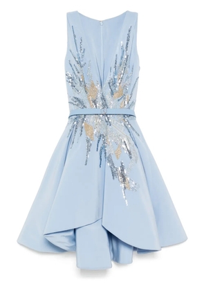 Saiid Kobeisy embroidered dress - Blue