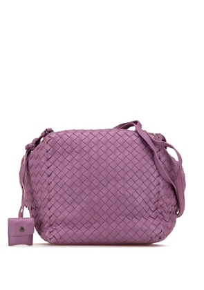 Bottega Veneta Pre-Owned 2012-2024 Nappa Intrecciato Cube crossbody bag - Purple