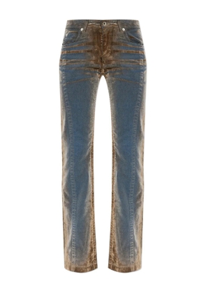 KNWLS Flock panelled trousers - Blue