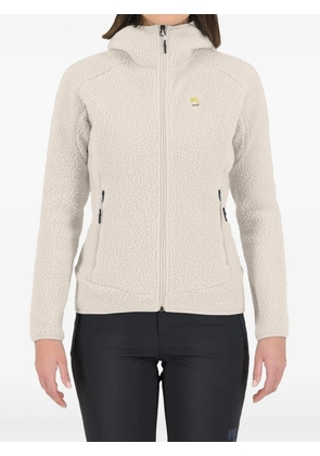 KARPOS sherpa-fleece zip-up hoodie - Neutrals