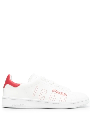DSQUARED2 Maple-leaf low-top sneakers - White