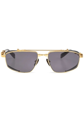 Balmain Eyewear pilot-frame sunglasses - Gold