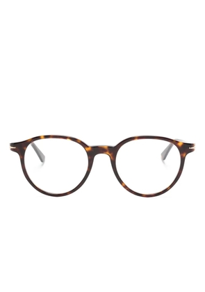 Montblanc tortoiseshell pantos-frame sunglasses - Brown