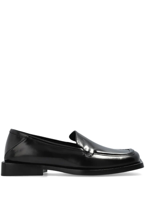 The Attico leather loafers - Black