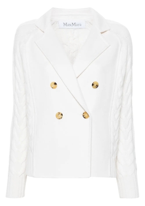 Max Mara Micio double-breasted jacket - White