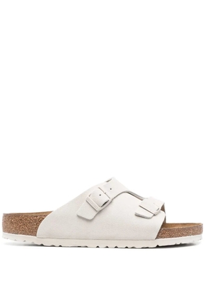 Birkenstock Zürich leather sandals - White