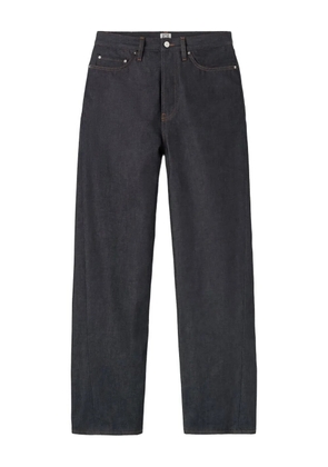 TOTEME cotton raw-denim jeans - Blue