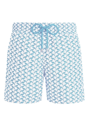 Vilebrequin Net Sharks swim shorts - White
