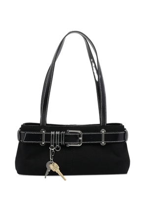 Osoi buckle detail shoulder bag - Black