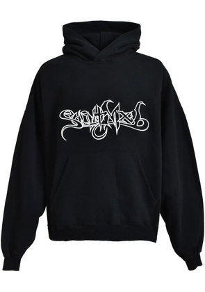 SAINT MXXXXXX cotton hoodie - Black