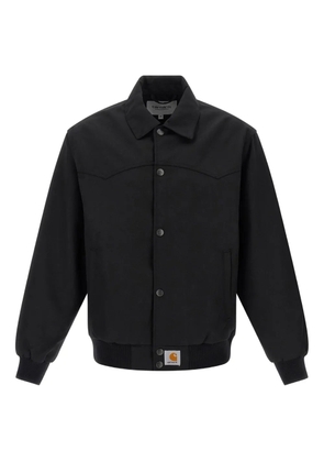 Carhartt WIP logo patch ribbed Ray jacket - Black