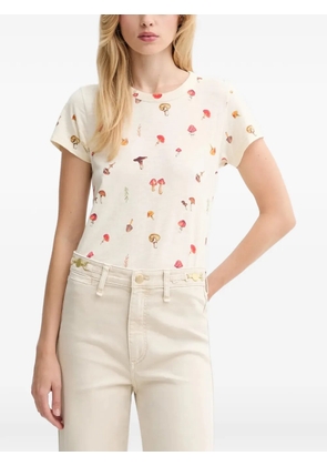 rag & bone graphic-print T-shirt - Neutrals