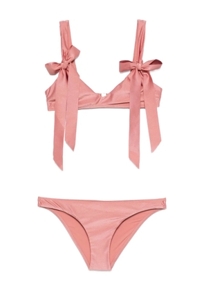 ZIMMERMANN Patience bow-tie bikini - Pink