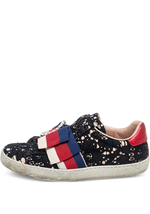 Gucci Pre-Owned Ace Web sneakers - Black